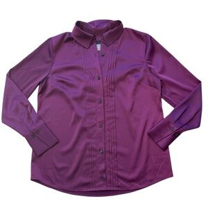 Jason Wu Purple Button-Up Blouse